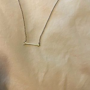 Stella & Dot On the Mark Necklace - Silver